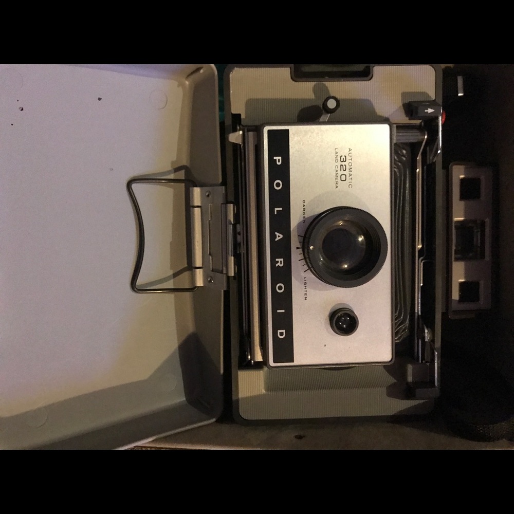 Polaroid 320 with Lightbulbs